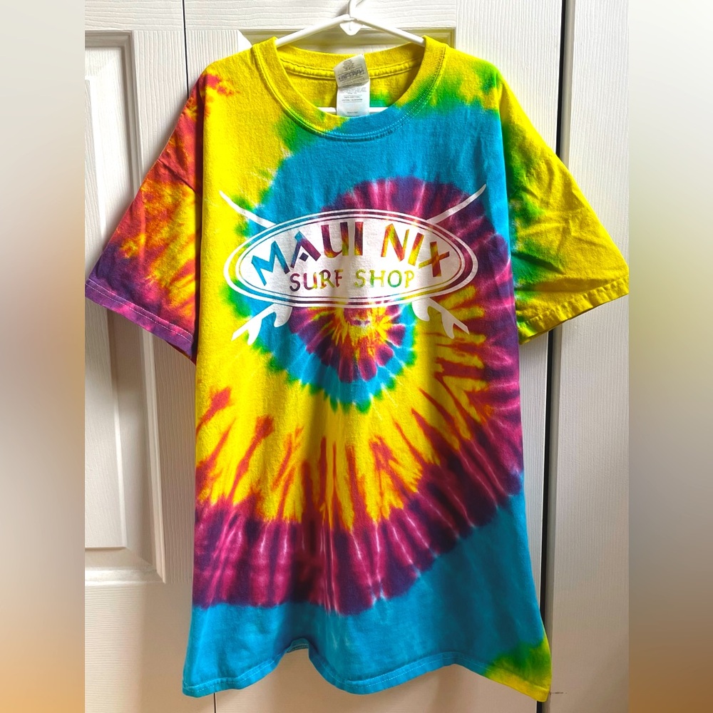 Tie Dye Maui Nix Shirt Size Medium